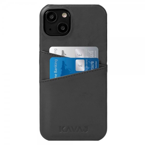 KAVAJ iPhone 13 Mini -suojakuori Chicago, musta