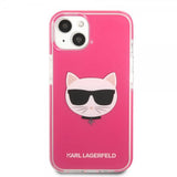 Karl Lagerfeld iPhone 13 Mini Suojakuori Choupette Fuchsia