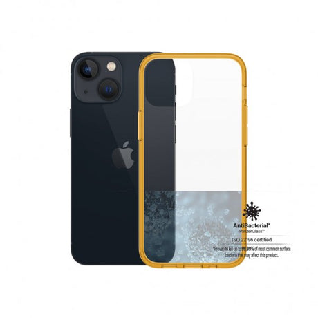 PanzerGlass iPhone 13 Mini -suojakuori ClearCase Color Tangerine