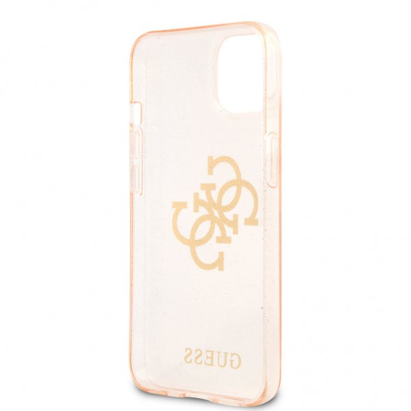 Guess iPhone 13 Mini Suojakuori Täys Glitter Kulta