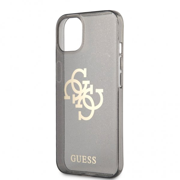 Guess iPhone 13 Mini Suojakuori Full Glitter Musta