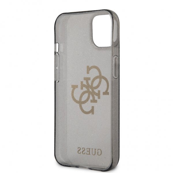 Guess iPhone 13 Mini Suojakuori Full Glitter Musta