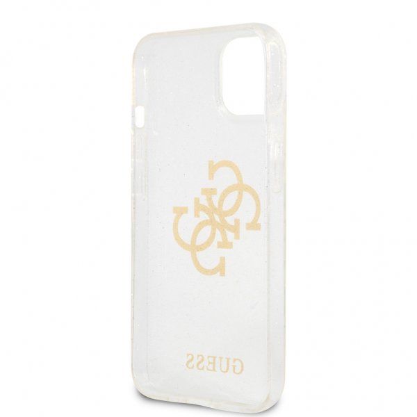 Guess iPhone 13 Mini Kuori Täysi Glitter Läpinäkyvä