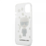 Karl Lagerfeld iPhone 13 Mini Suojakuori Iconic Flower Transparent