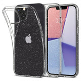 Spigen iPhone 13 Mini -kuori Liquid Crystal Glitter Crystal Quartz