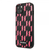 Karl Lagerfeld iPhone 13 Mini Suojakuori Monogram Pattern Pink