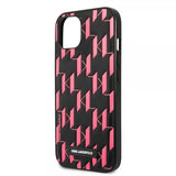 Karl Lagerfeld iPhone 13 Mini Suojakuori Monogram Pattern Pink