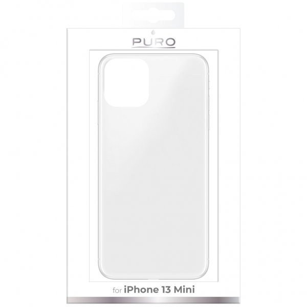 Puro iPhone 13 Mini Suojakuori Nude Läpinäkyvä