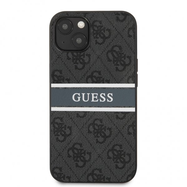 Guess iPhone 13 Mini Suojakuori Printed Stripe Harmaa