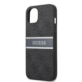 Guess iPhone 13 Mini Suojakuori Printed Stripe Harmaa