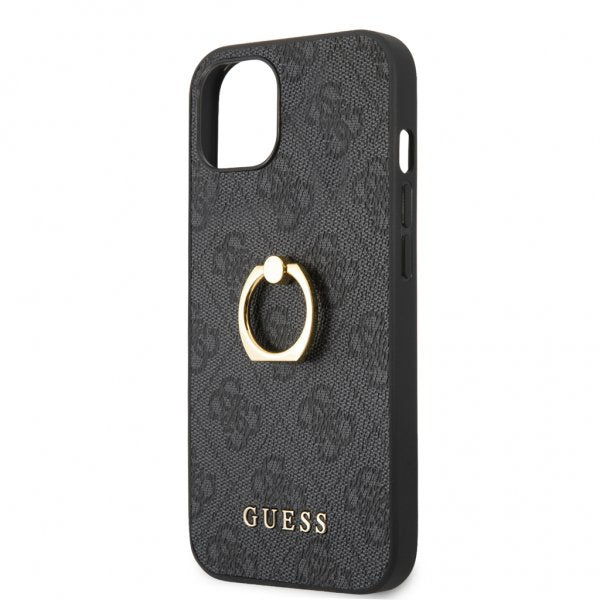 Guess iPhone 13 Mini Kuori Rengasjalusta Harmaa