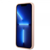 Guess iPhone 13 Mini Saffiano Double Cardslot -suojakuori, vaaleanpunainen