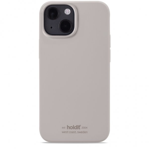 holdit iPhone 13 Mini -silikonikuori, taupe
