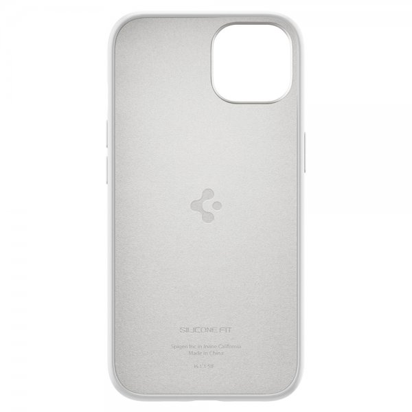 Spigen iPhone 13 Mini -silikonikuori, valkoinen