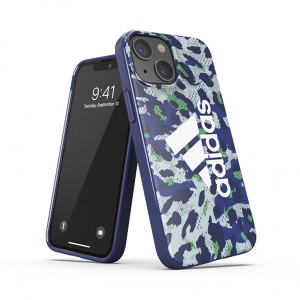 Adidas iPhone 13 Mini Suojakuori Snap Case Leopard Bold Blue