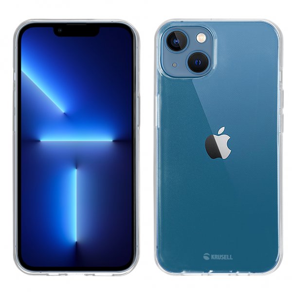 Krusell iPhone 13 Mini SoftCover Läpinäkyvä Suojakuori