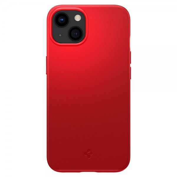 Spigen iPhone 13 Mini Suojakuori Thin Fit Punainen