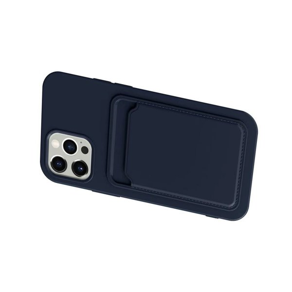 iPhone 13 Kuori Korttipidike Sininen