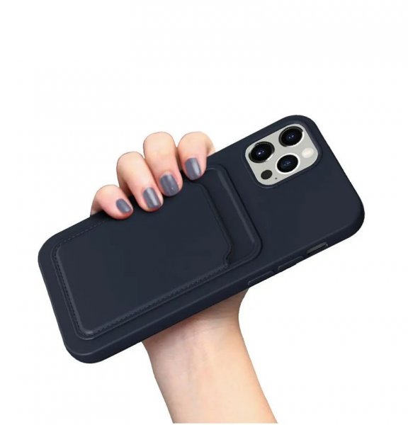 iPhone 13 Kuori Korttipidike Sininen