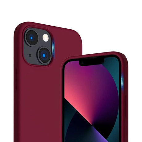 Rvelon iPhone 13 -silikonisuojakuori, violetti