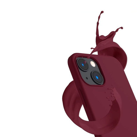 Rvelon iPhone 13 -silikonisuojakuori, violetti