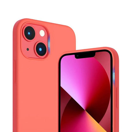 Rvelon iPhone 13 -silikonisuojakuori, pinkki