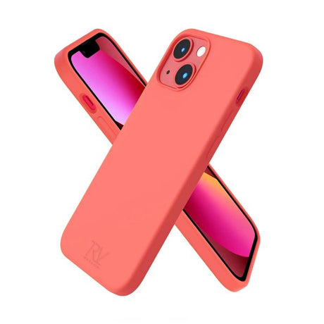 Rvelon iPhone 13 -silikonisuojakuori, pinkki