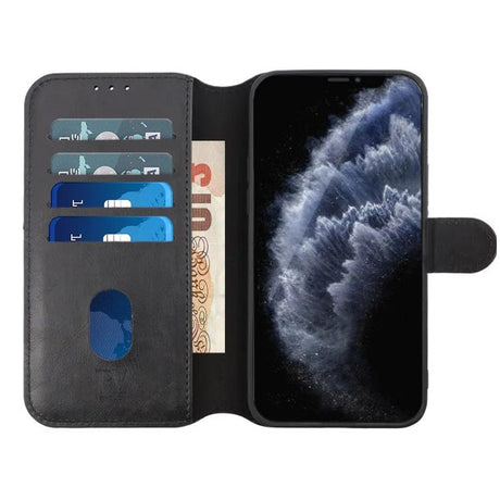 Rvelon iPhone 13 Kotelo Magneettisesti Irrotettava Kuori Musta