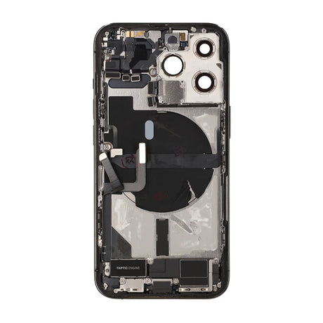 iPhone 13 Pro -takakansi täydellisellä kehyksellä – Musta