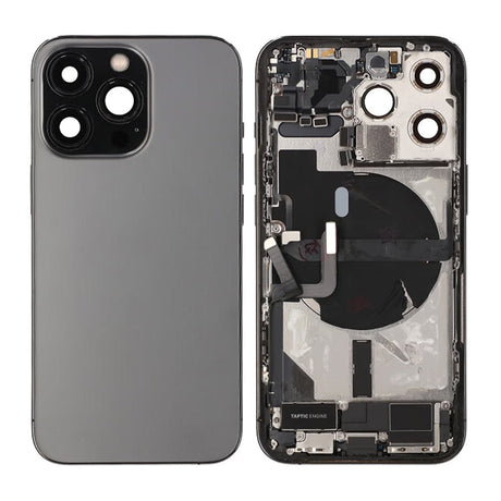 iPhone 13 Pro -takakansi täydellisellä kehyksellä – Musta
