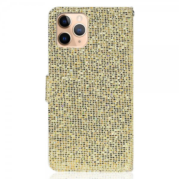 iPhone 13 Pro Kuoret Glitter Stripe Kulta