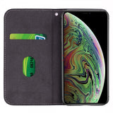 iPhone 13 Pro Kotelo Krokotiilikuvio Glitter Flip Oranssi
