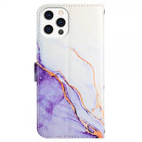 iPhone 13 Pro Kuoret Marmori Valkoinen Violetti
