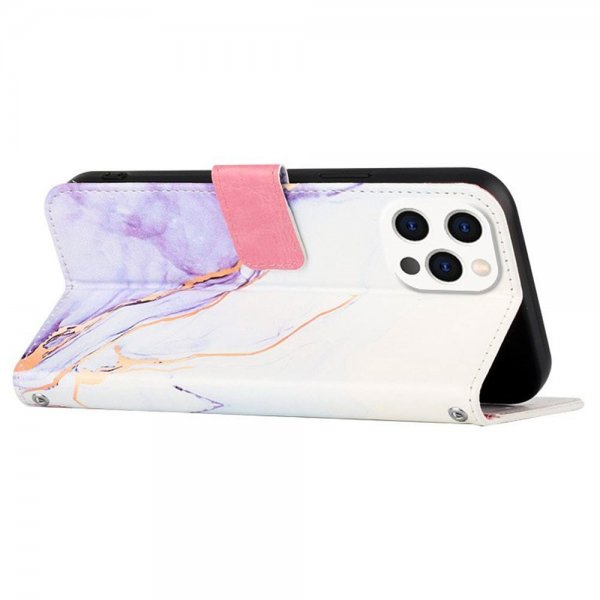 iPhone 13 Pro Kuoret Marmori Valkoinen Violetti