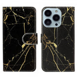 iPhone 13 Pro Kuori Marmorikuvio Kultainen