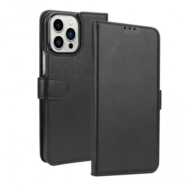 Krusell iPhone 13 Pro Suojakotelo PhoneWallet Musta