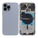 iPhone 13 Pro Max Takaosa täydellä kehyksellä OEM - Sininen