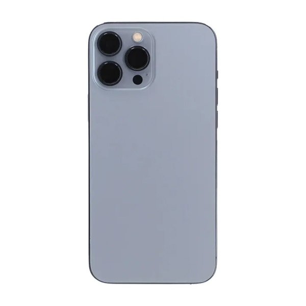 iPhone 13 Pro Max Takaosa täydellä kehyksellä OEM - Sininen