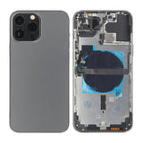 iPhone 13 Pro Max -takakansi täydellisellä OEM-kehyksellä – grafiitti