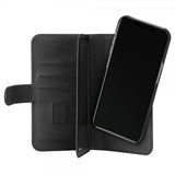 Gear iPhone 13 Pro Max Kotelo 7 Korttipaikkaa Irrotettava Kuori Musta