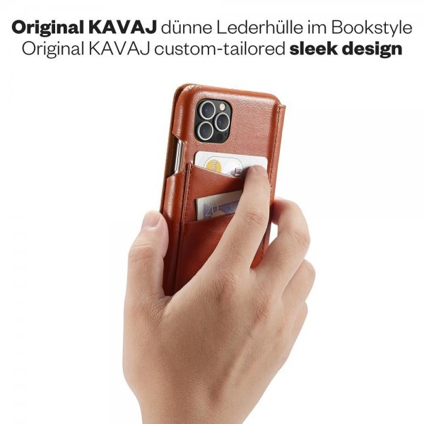 KAVAJ iPhone 13 Pro Max -kotelo Dallas Ruskea