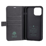 Onsala iPhone 13 Pro Max -kotelo ECO Wallet Musta