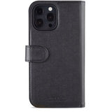 holdit iPhone 13 Pro Max Kotelo Wallet Case Magnet Musta