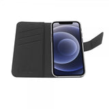 Celly iPhone 13 Pro Max -suojakotelo Wally Wallet Case, musta