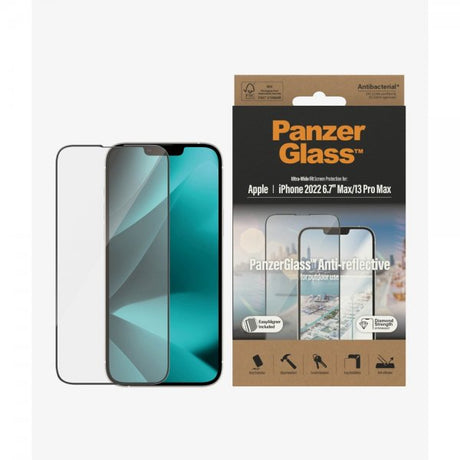 PanzerGlass iPhone 13 Pro Max/iPhone 14 Plus näytönsuoja Ultra-Wide Fit heijastamaton EasyAligner