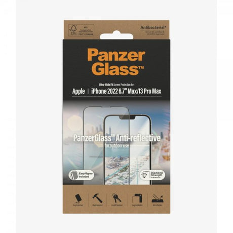 PanzerGlass iPhone 13 Pro Max/iPhone 14 Plus näytönsuoja Ultra-Wide Fit heijastamaton EasyAligner