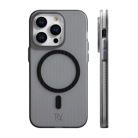 Rvelon iPhone 13 Pro Max Kotelo Uritettu MagSafe Harmaa