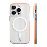 Rvelon iPhone 13 Pro Max Kotelo Uritettu MagSafe Oranssi