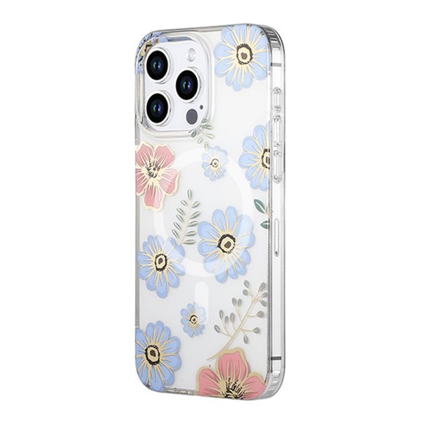 iPhone 13 Pro Max -kukonkuvioitu MagSafe -kuori, punainen/sininen
