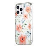 iPhone 13 Pro Max Kuori Kukkakuvio MagSafe Pinkki